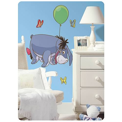 Winnie the Pooh Eeyore Peel and Stick Giant Wall Applique